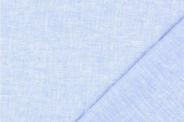 Leinen Baumwoll Twill, Fischgrätmuster, jeansblau, 0,5 m